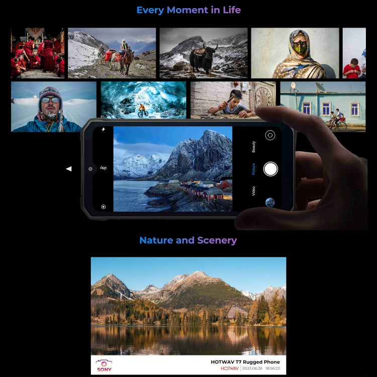 HOTWAV T7 Rugged Phone, 6280mAh, 6.52 inch Android 13 MT8788 Octa Core, Network: 4G, OTG, 4GB+128GB HOTWAV T7 Rugged Phone, 6280mAh, 6.52 inch Android 13 MT8788 Octa Core, Network: 4G, OTG, 4GB+128GB